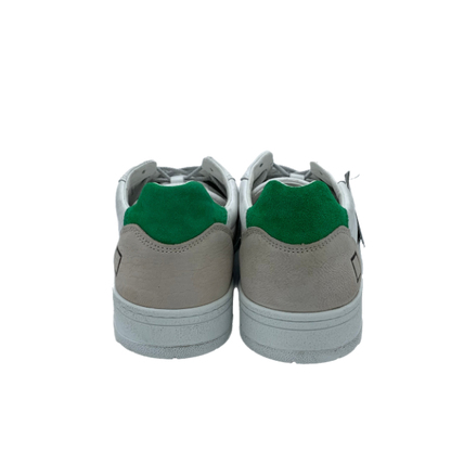 Sneakers D.A.T.E Court White-Green  M341-CR-VC-WG